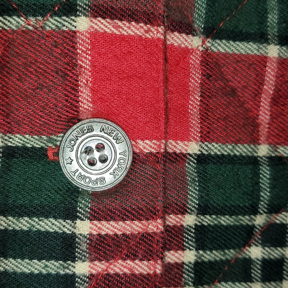 90s Jones New York Flannel Vest - Picture 5 of 6